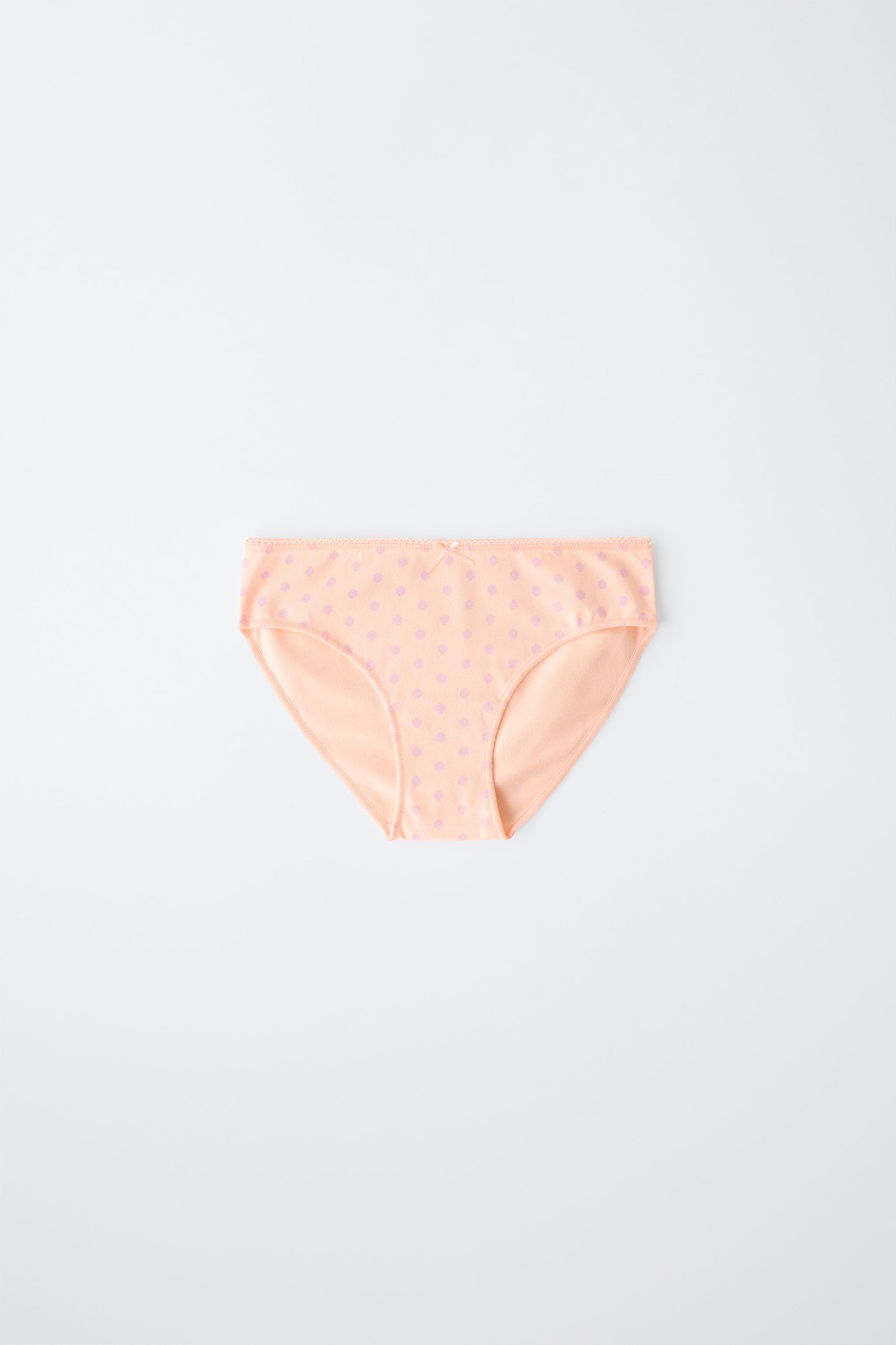 6-14 ANS/ LOT DE SIX CULOTTES À FLEURS
